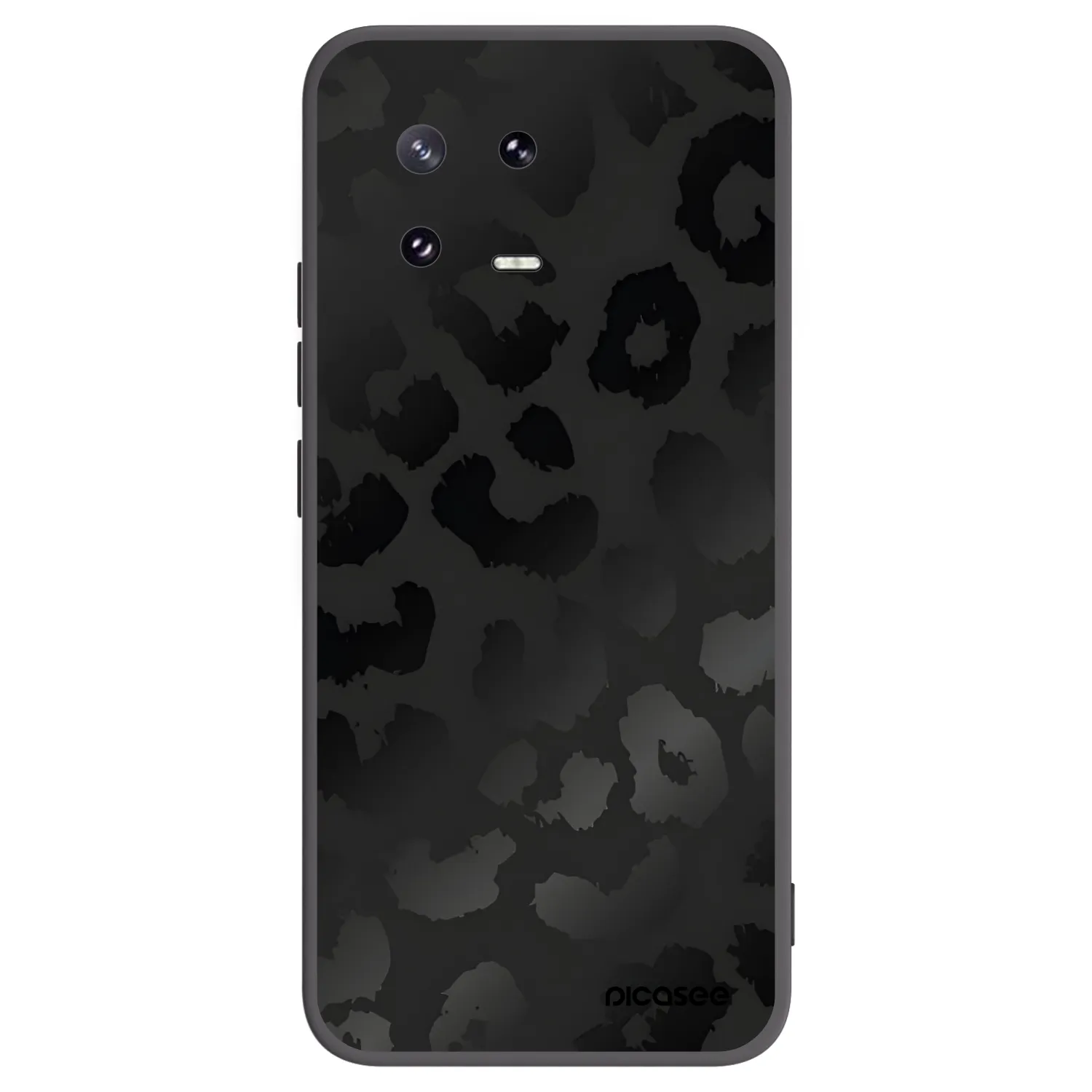 Picasee Xiaomi 13 Pro Hülle - Schwarzes Silikon - Midnight Leopard