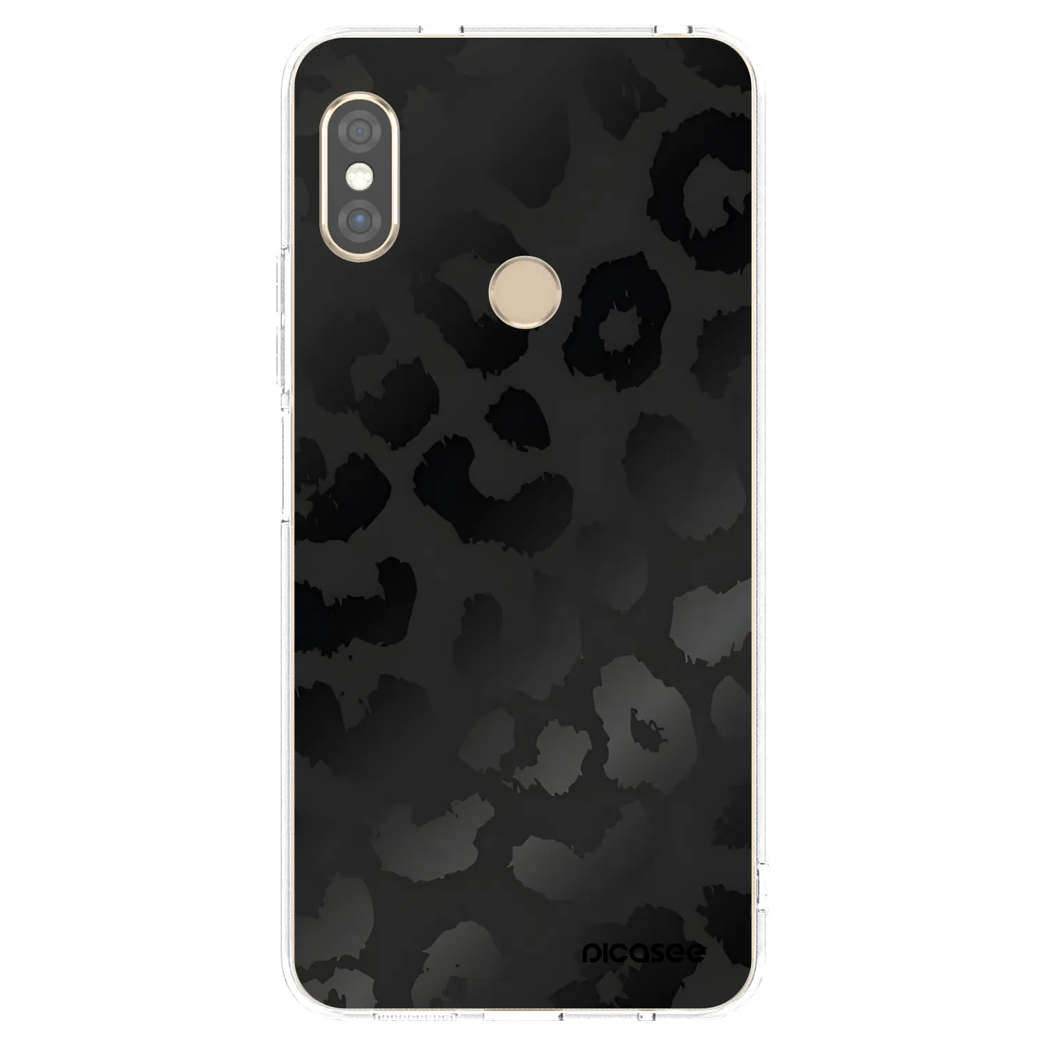 Picasee Xiaomi Redmi Note 5 Global Hülle - Transparentes Silikon - Midnight Leopard