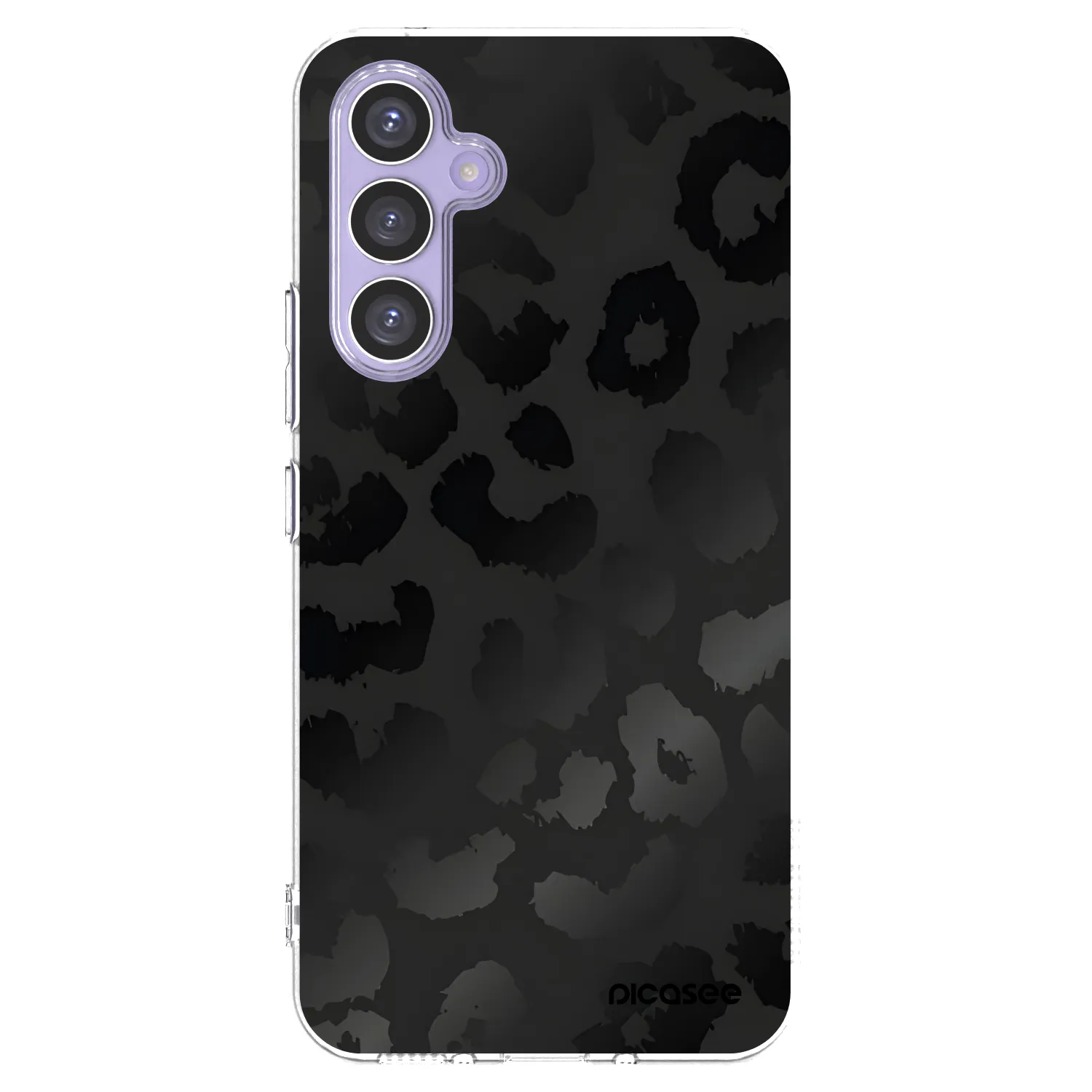 Picasee Samsung Galaxy A54 5G A546B Hülle - Transparentes Silikon - Midnight Leopard