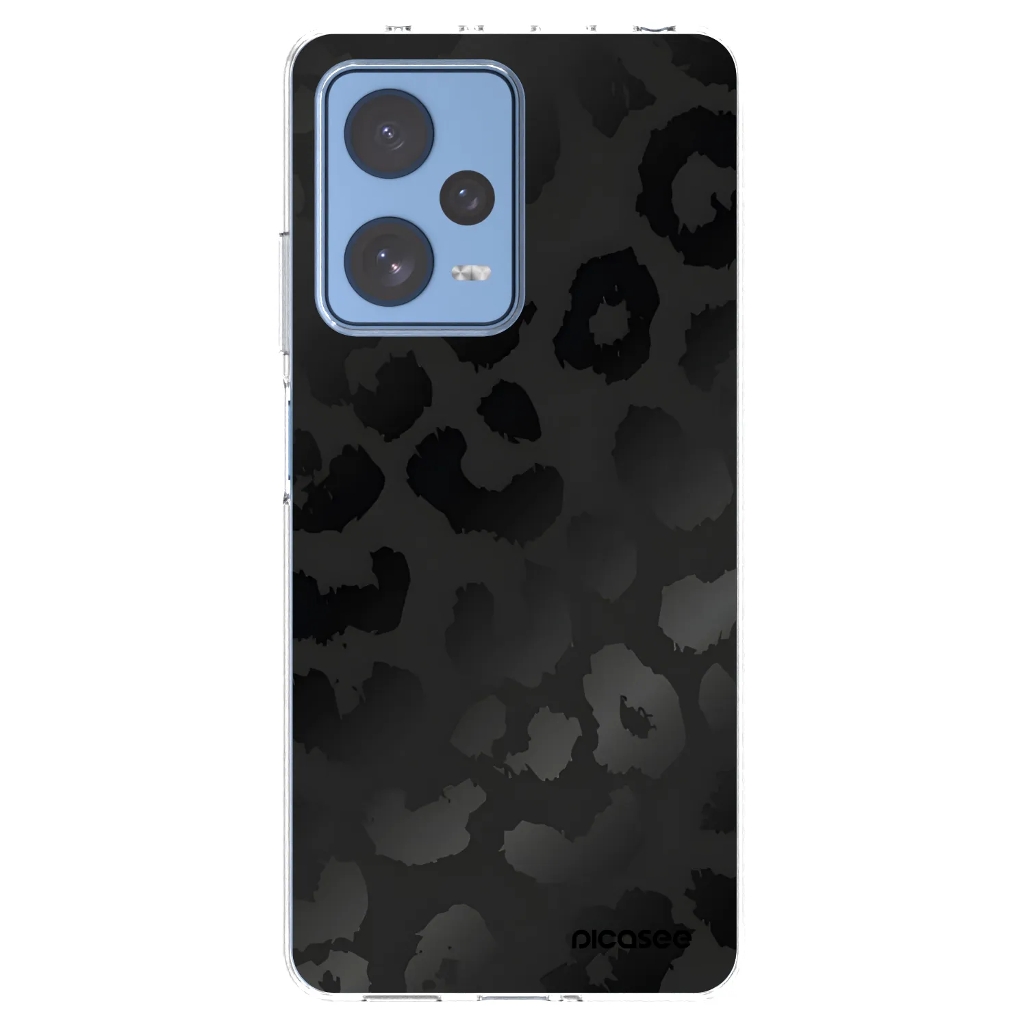 Picasee Xiaomi Redmi Note 12 Pro 5G Hülle - Transparentes Silikon - Midnight Leopard