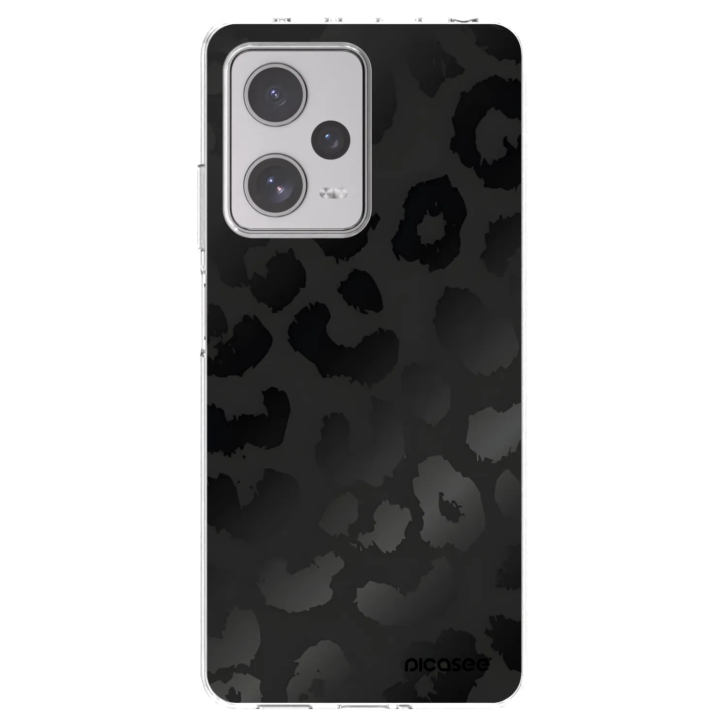 Picasee Xiaomi Redmi Note 12 Pro+ 5G Hülle - Transparentes Silikon - Midnight Leopard