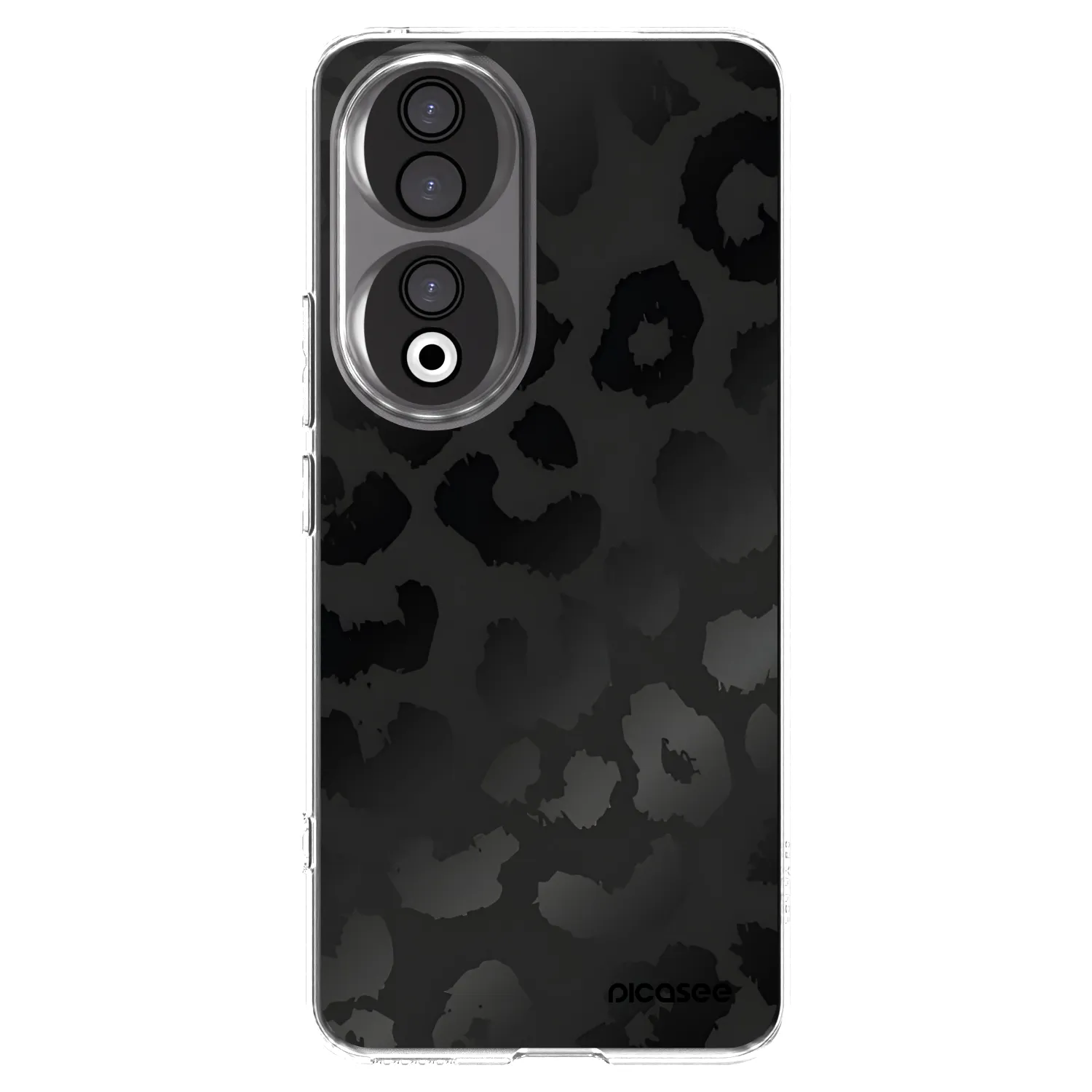 Picasee Honor 90 5G Hülle - Transparentes Silikon - Midnight Leopard