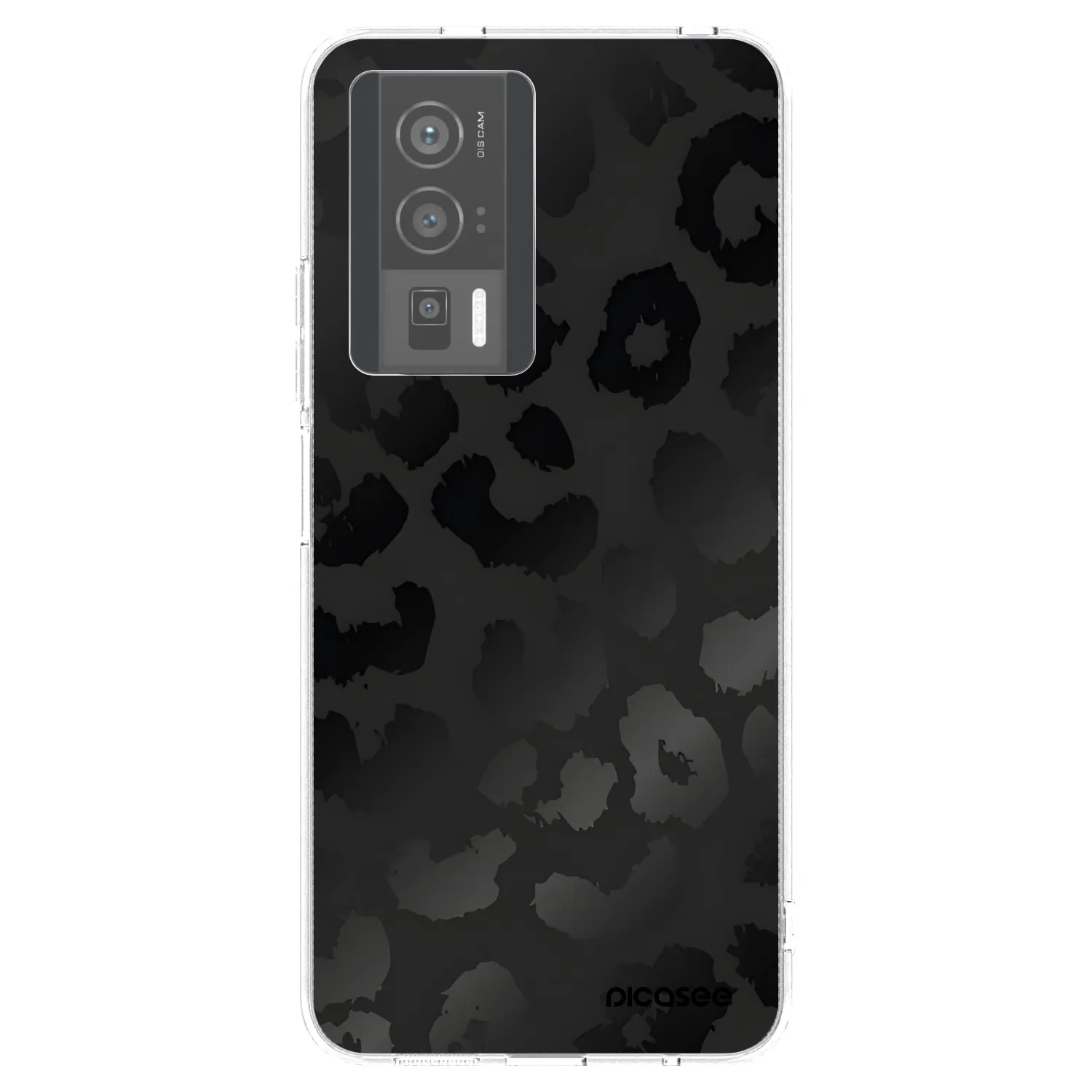 Picasee Xiaomi Poco F5 Pro 5G Hülle - Transparentes Silikon - Midnight Leopard