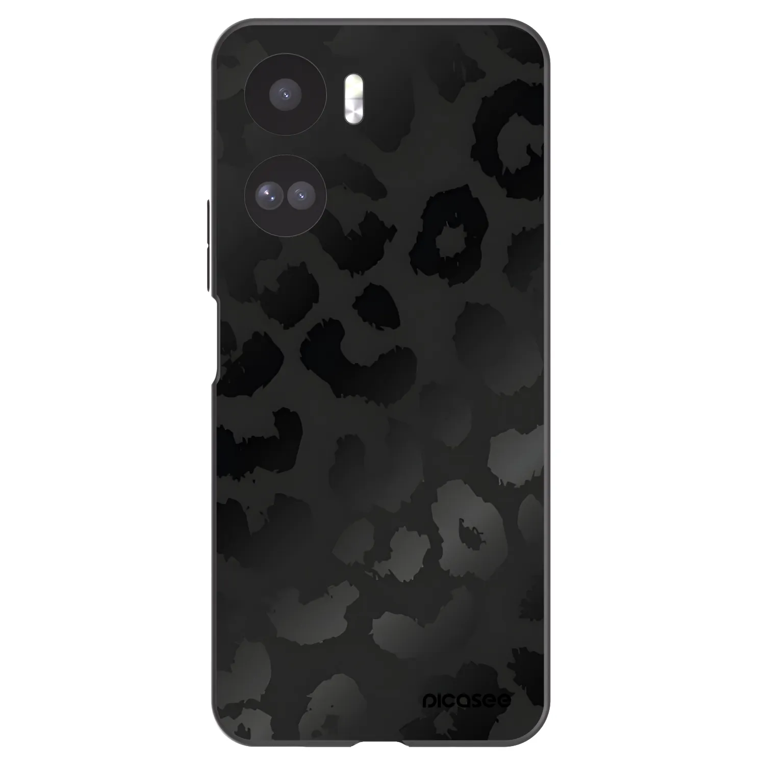 Picasee Honor 90 Lite 5G Hülle - Schwarzes Silikon - Midnight Leopard