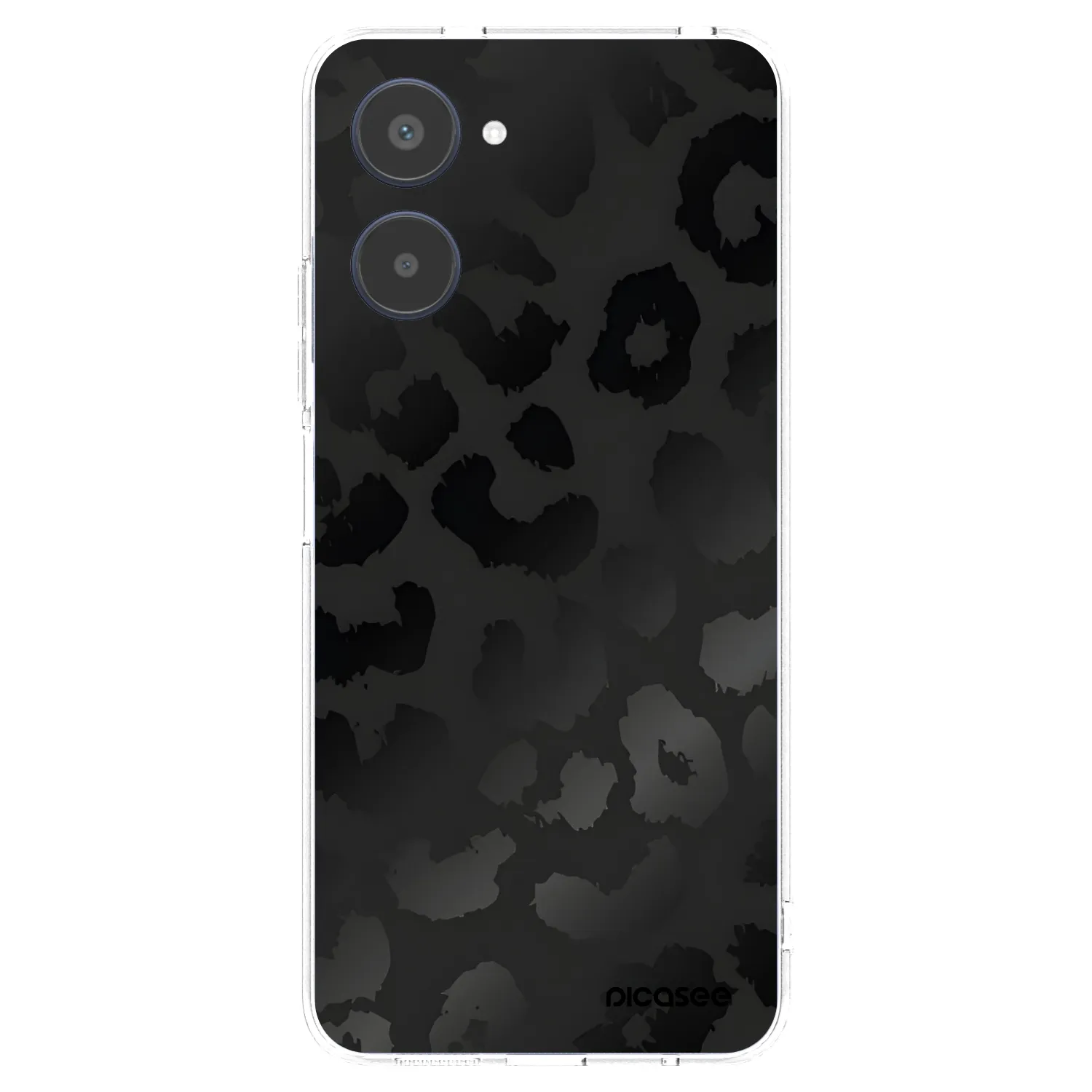 Picasee Realme 10 4G Hülle - Transparentes Silikon - Midnight Leopard
