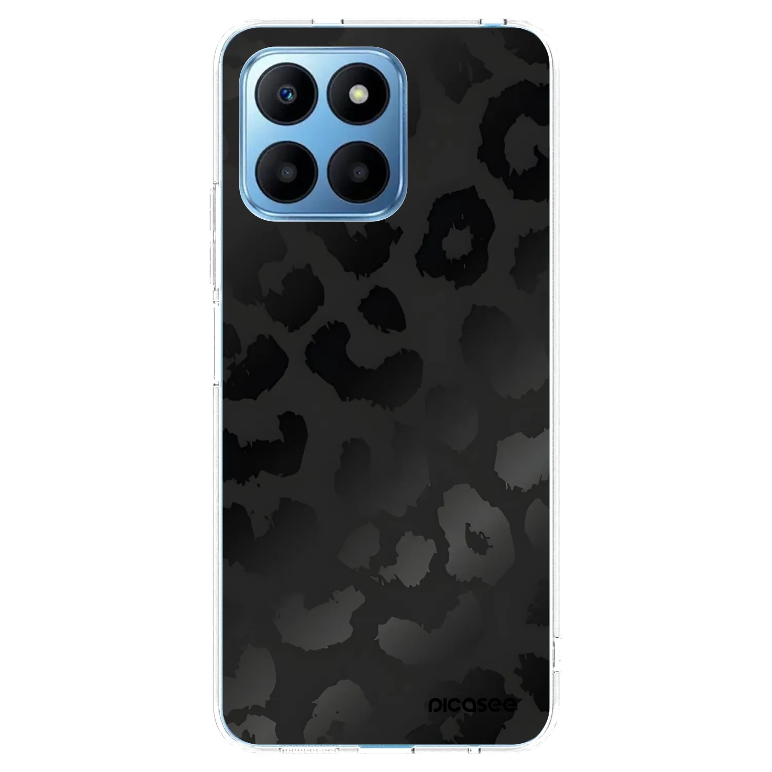 Picasee Honor 70 Lite Hülle - Transparentes Silikon - Midnight Leopard