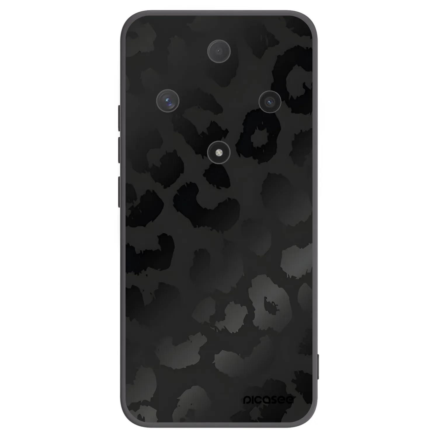 Picasee Honor Magic6 Lite 5G Hülle - Schwarzes Silikon - Midnight Leopard