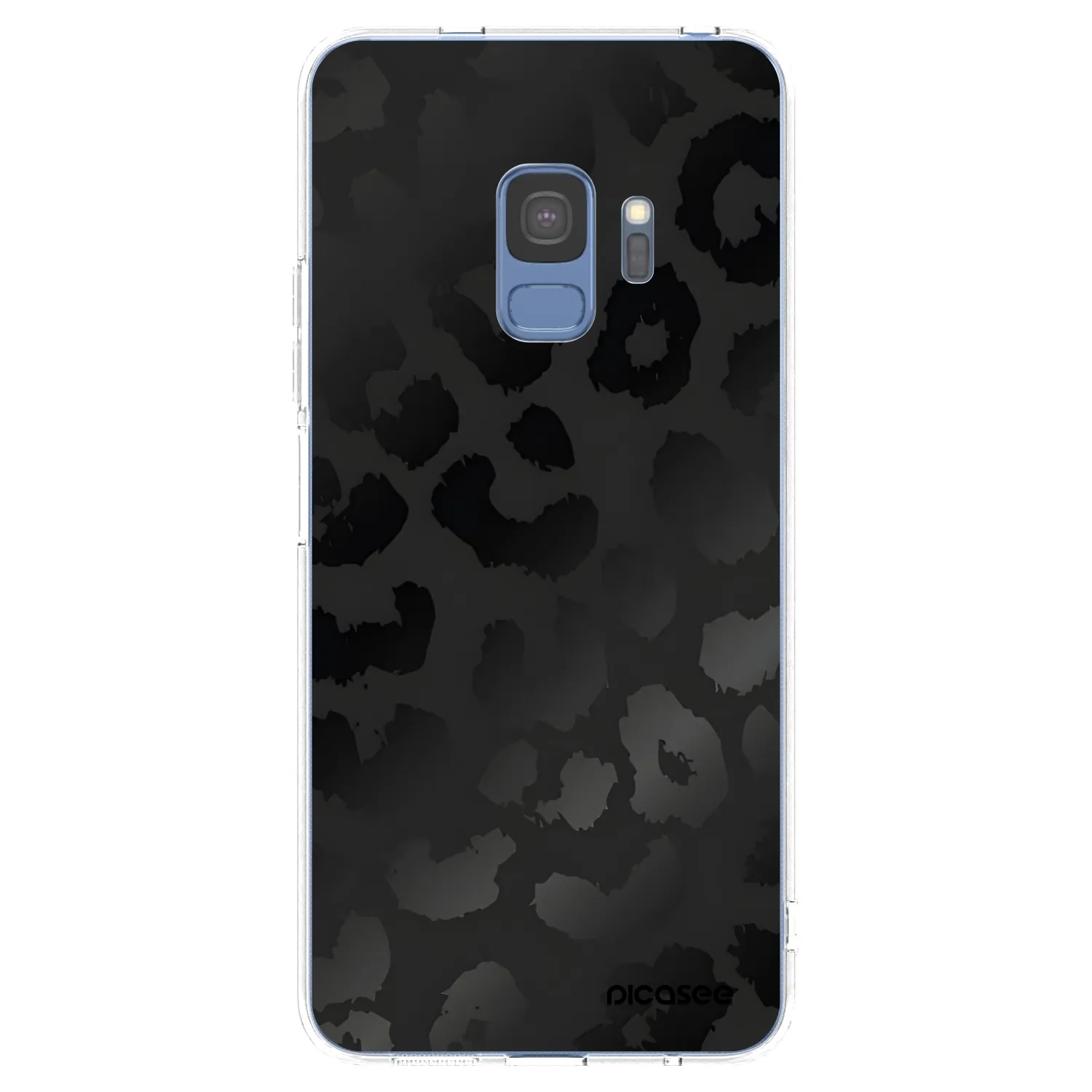 Picasee Samsung Galaxy S9 G960F Hülle - Transparentes Silikon - Midnight Leopard