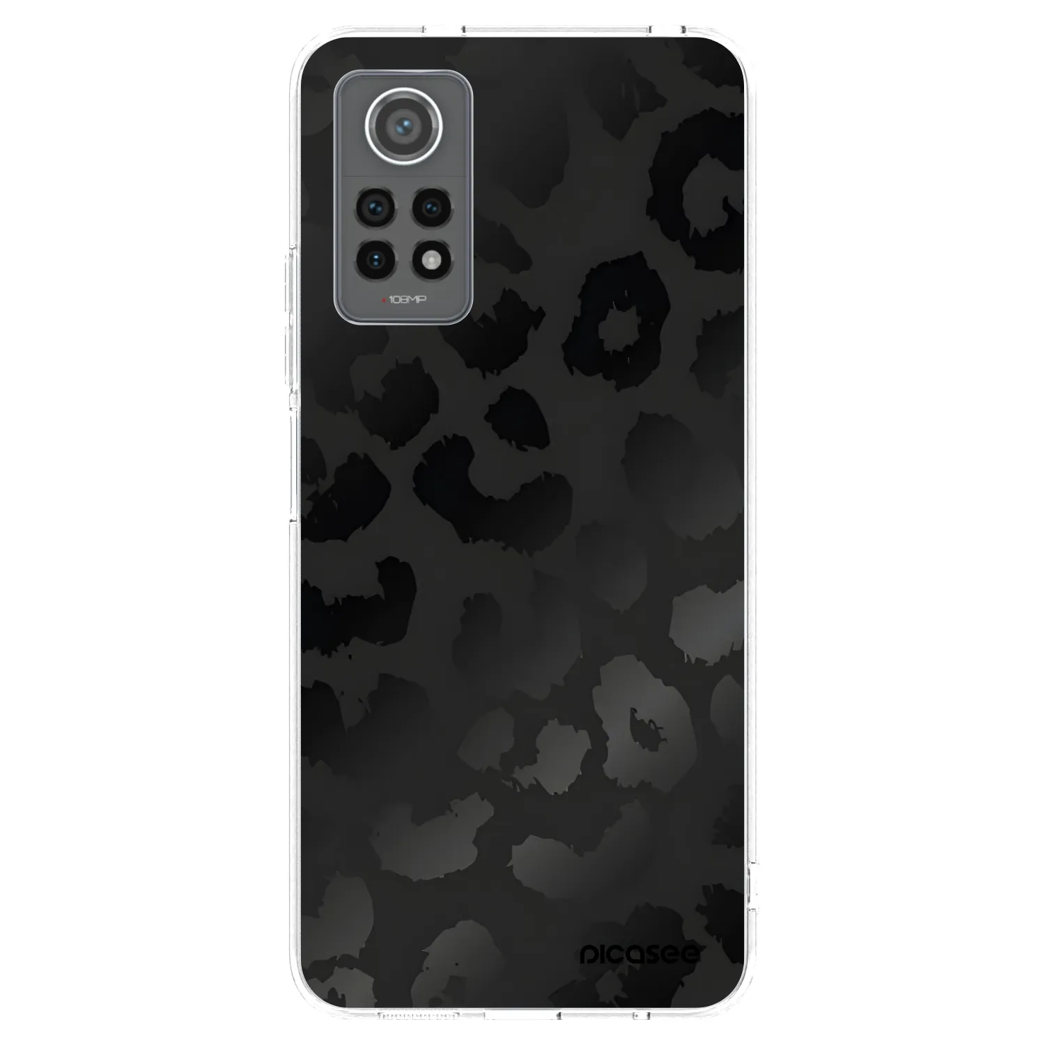 Picasee Xiaomi Redmi Note 12 Pro 4G Hülle - Transparentes Silikon - Midnight Leopard