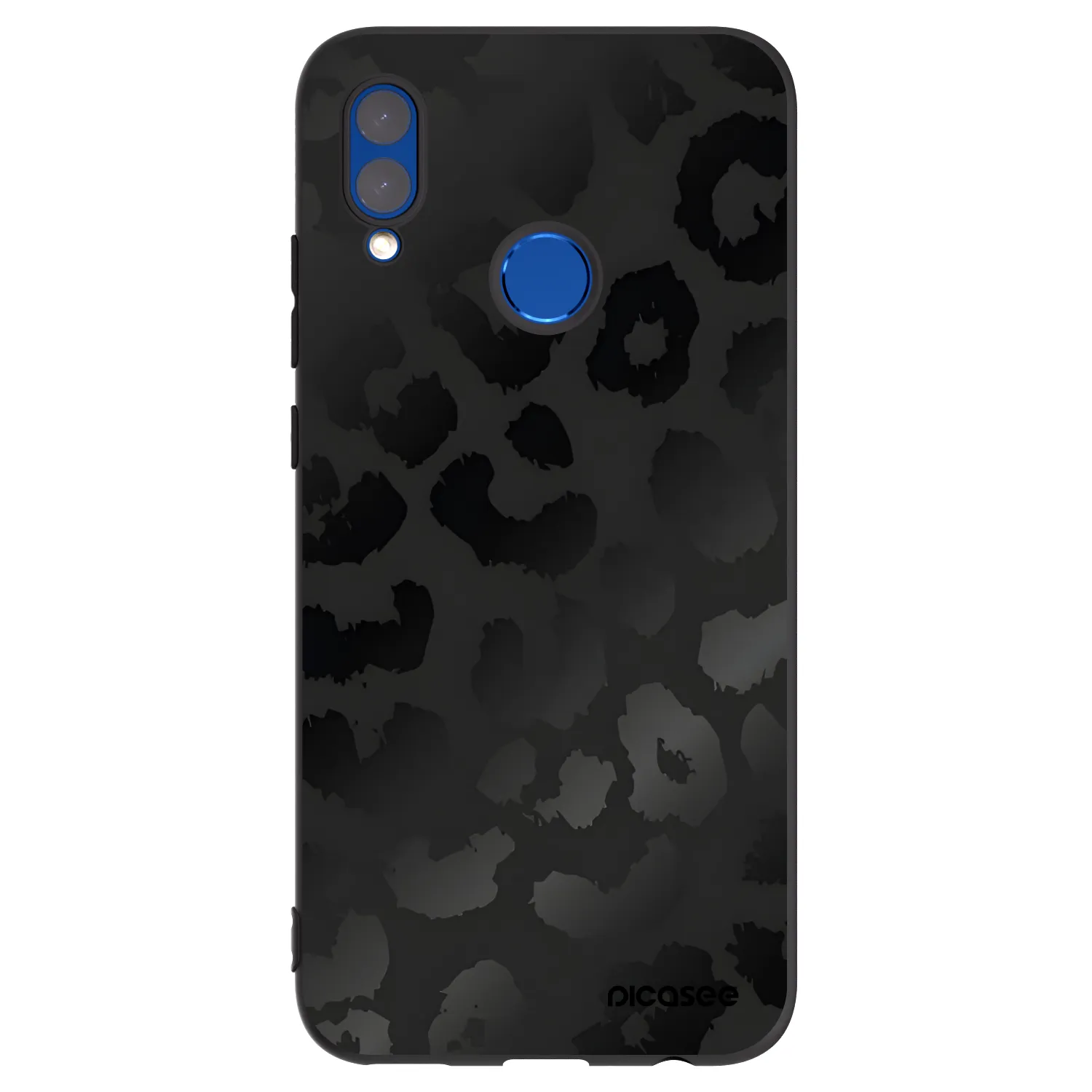 Picasee Honor 10 Lite Hülle - Schwarzes Silikon - Midnight Leopard