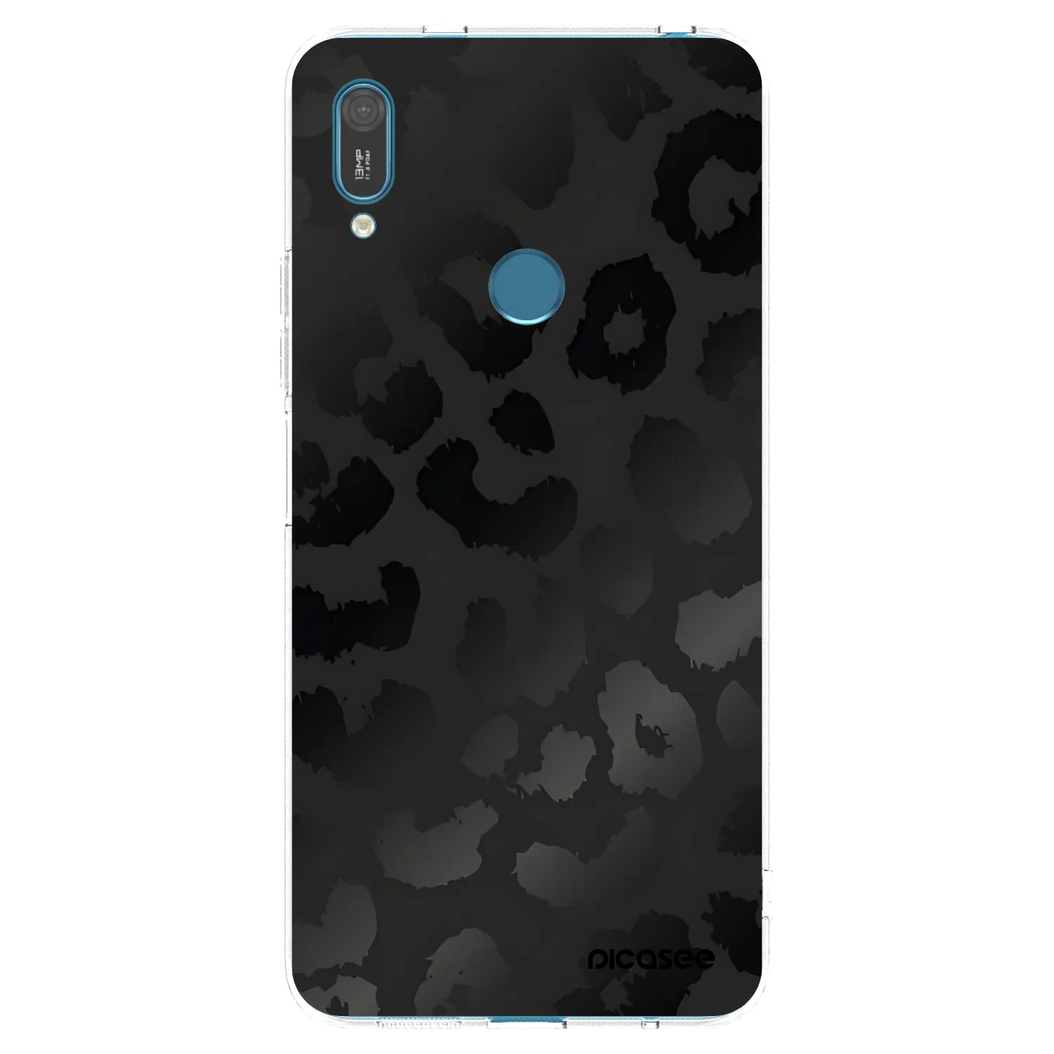 Picasee Huawei Y7 2019 Hülle - Transparentes Silikon - Midnight Leopard