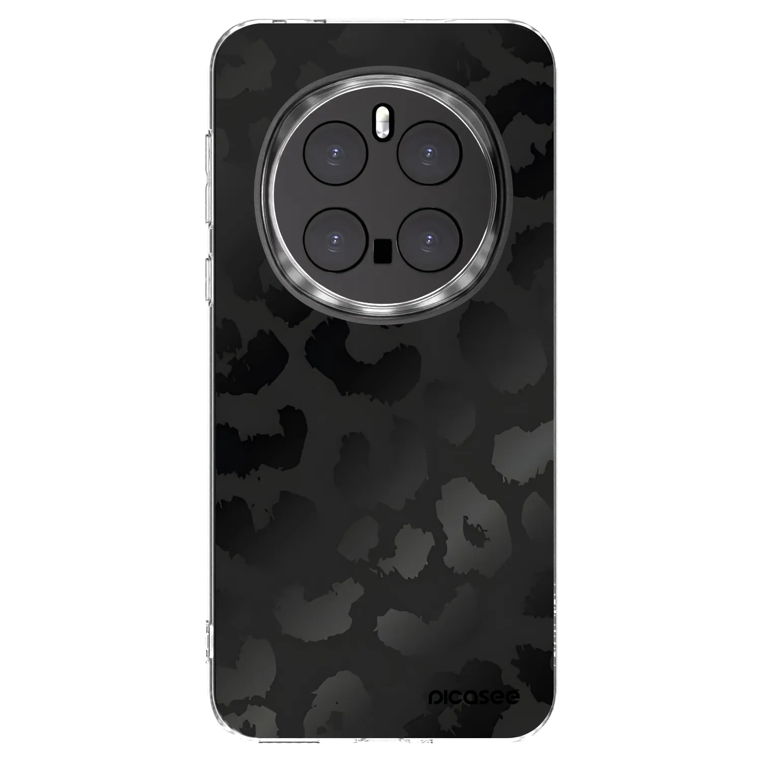 Picasee Honor Magic7 Pro 5G Hülle - Transparentes Silikon - Midnight Leopard