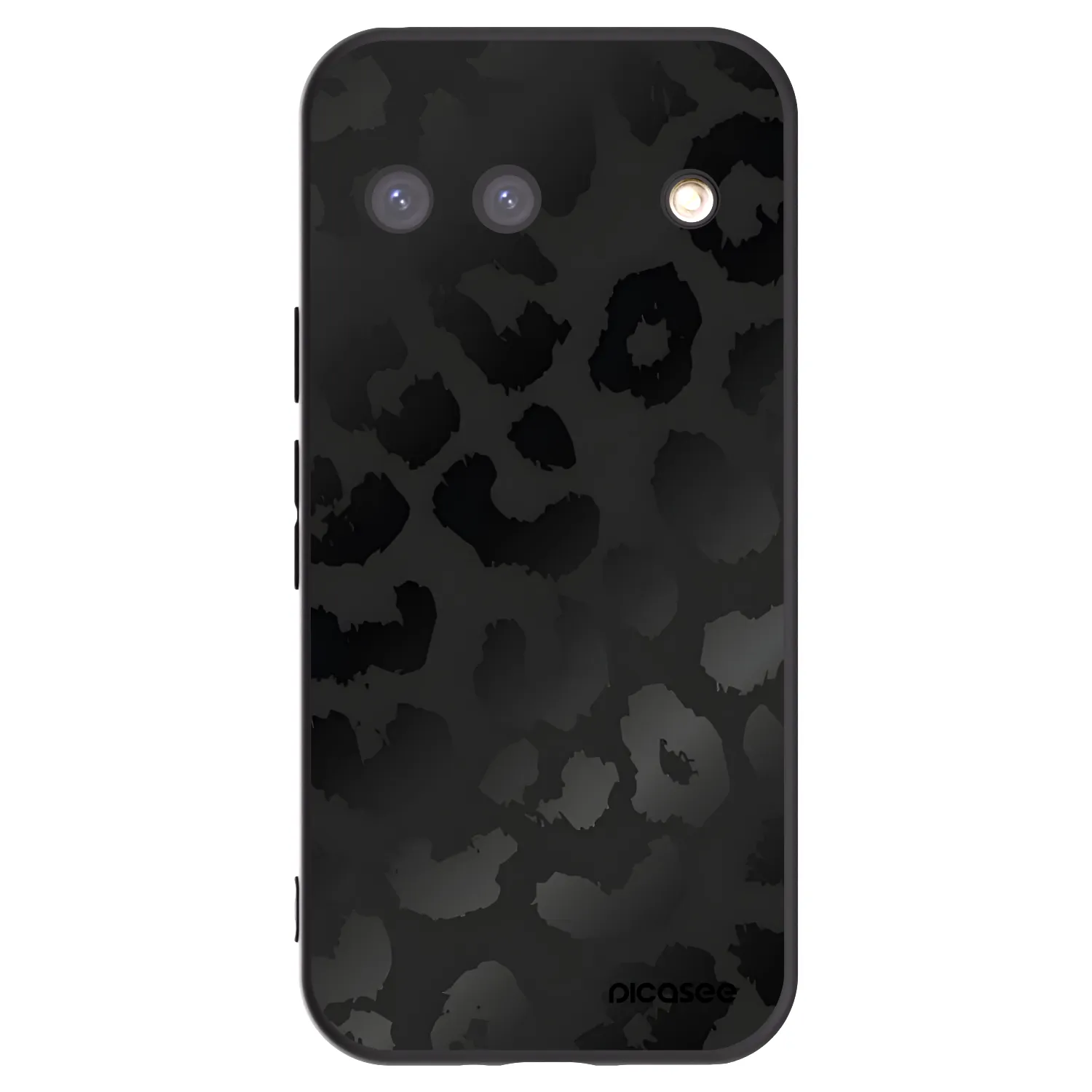 Picasee Google Pixel 9 Hülle - Schwarzes Silikon - Midnight Leopard