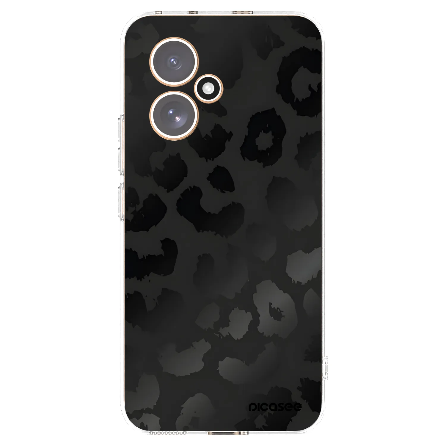 Picasee Honor 400 5G Hülle - Transparentes Silikon - Midnight Leopard