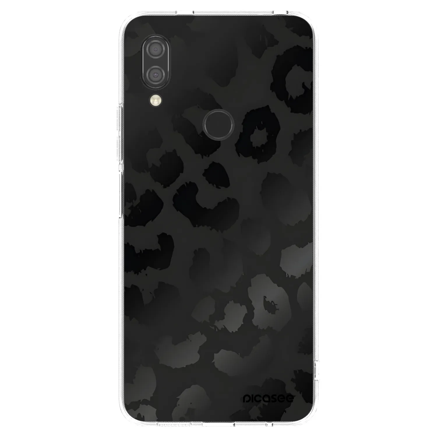 Picasee Xiaomi Redmi 7 Hülle - Transparentes Silikon - Midnight Leopard