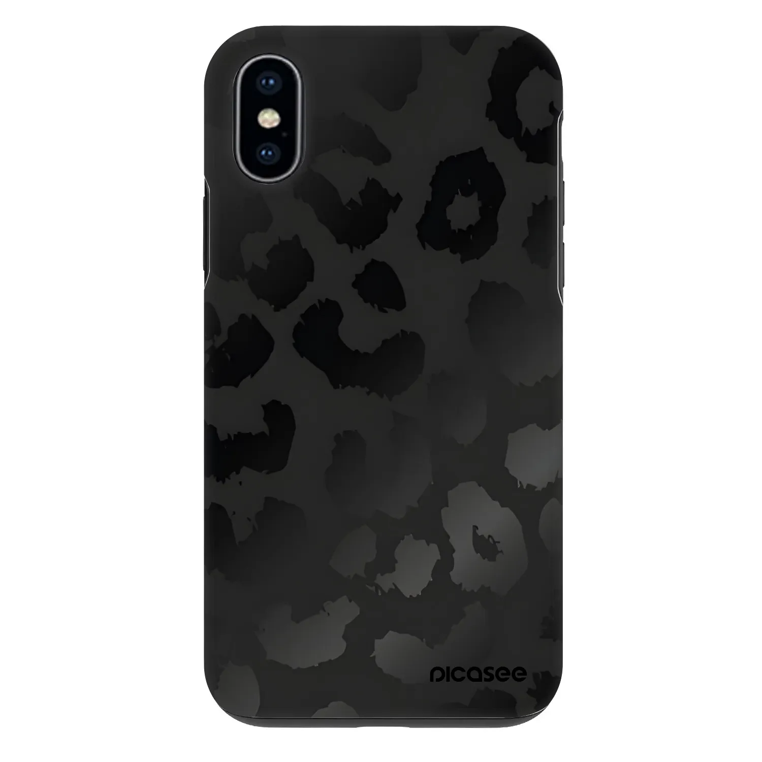 Picasee Fashion Case für Apple iPhone X/XS - Midnight Leopard