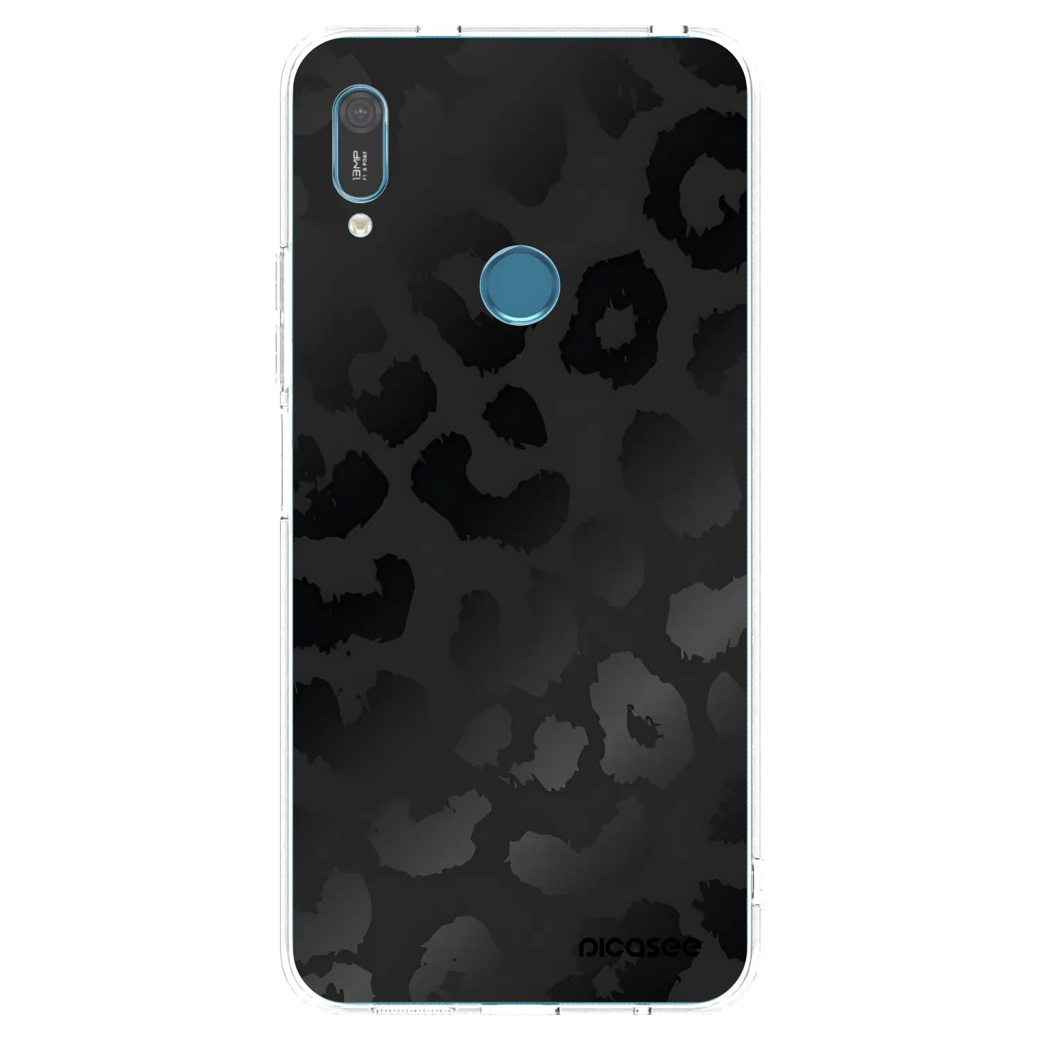 Picasee Huawei Y6 2019 Hülle - Transparentes Silikon - Midnight Leopard