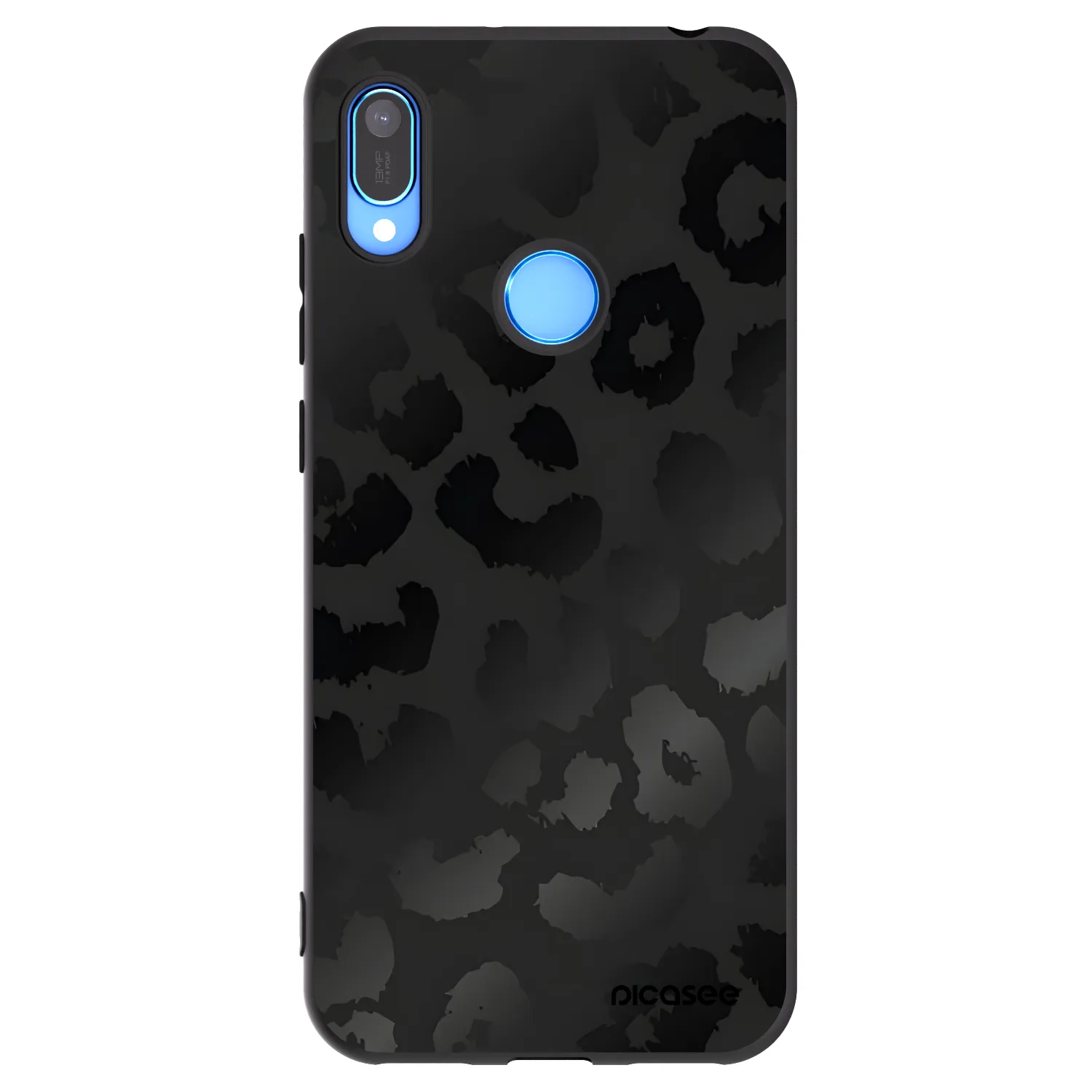Picasee Huawei Y6 2019 Hülle - Schwarzes Silikon - Midnight Leopard