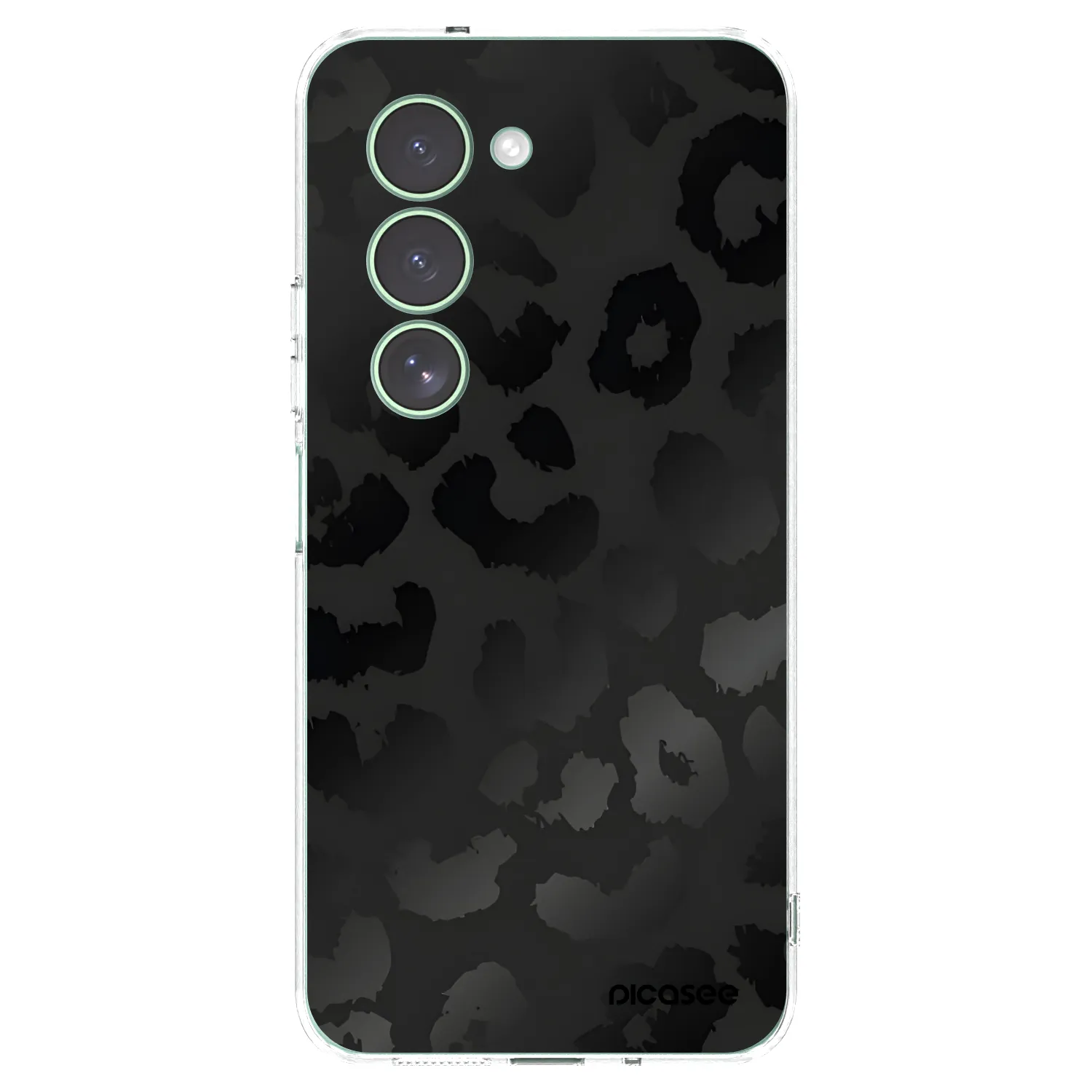 Picasee Xiaomi Redmi 15 5G Hülle - Transparentes Silikon - Midnight Leopard