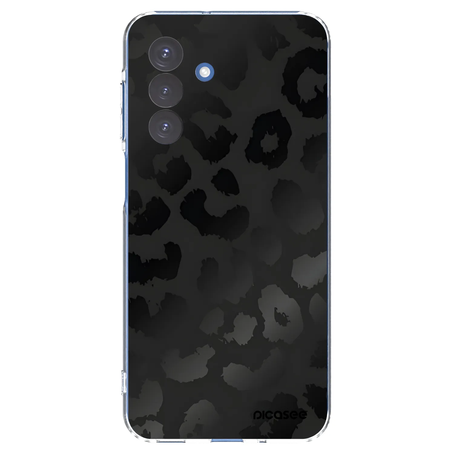 Picasee Samsung Galaxy A17 5G Hülle - Transparentes Silikon - Midnight Leopard