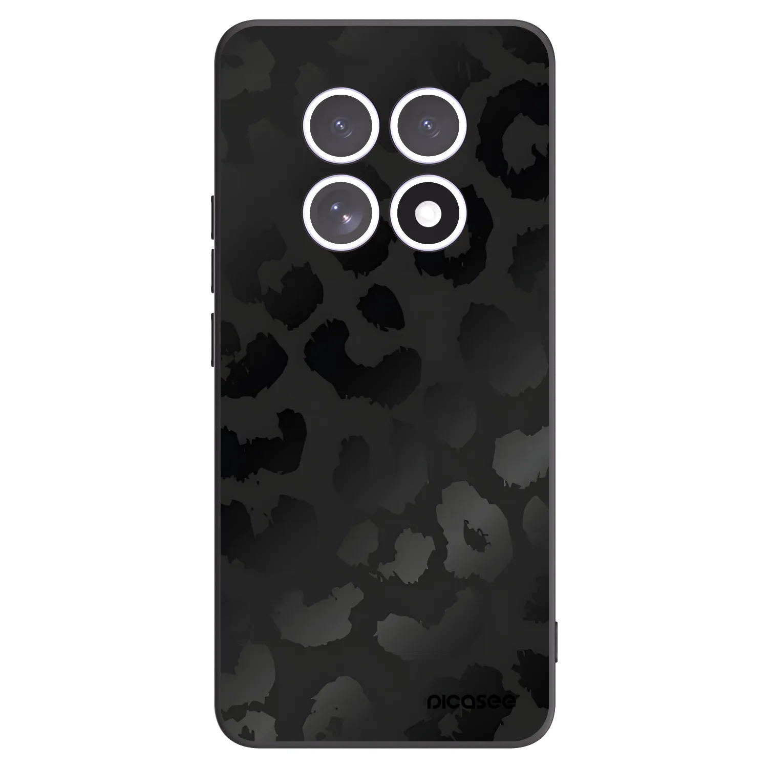 Picasee Xiaomi Redmi Note 15 Hülle - Schwarzes Silikon - Midnight Leopard