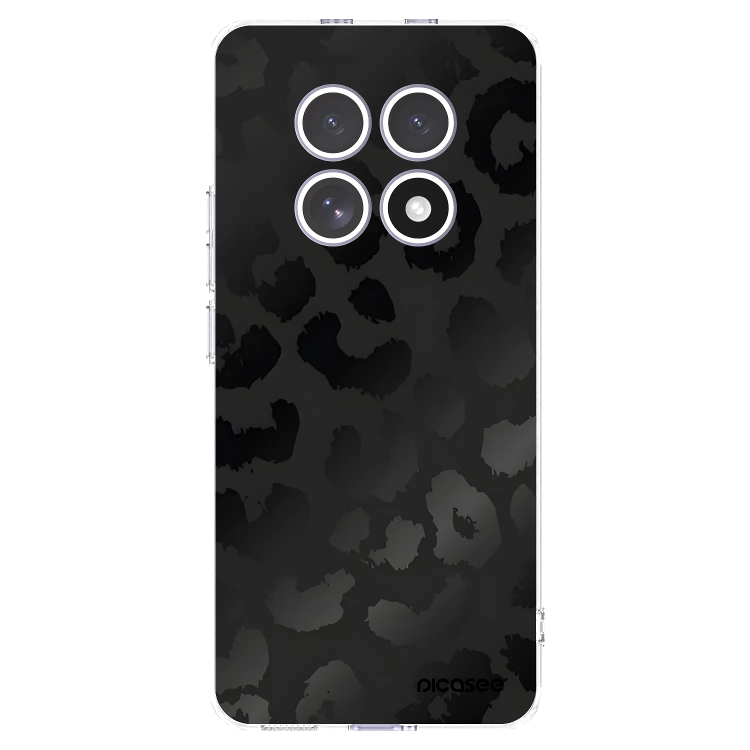Picasee Xiaomi Redmi Note 15 Hülle - Transparentes Silikon - Midnight Leopard