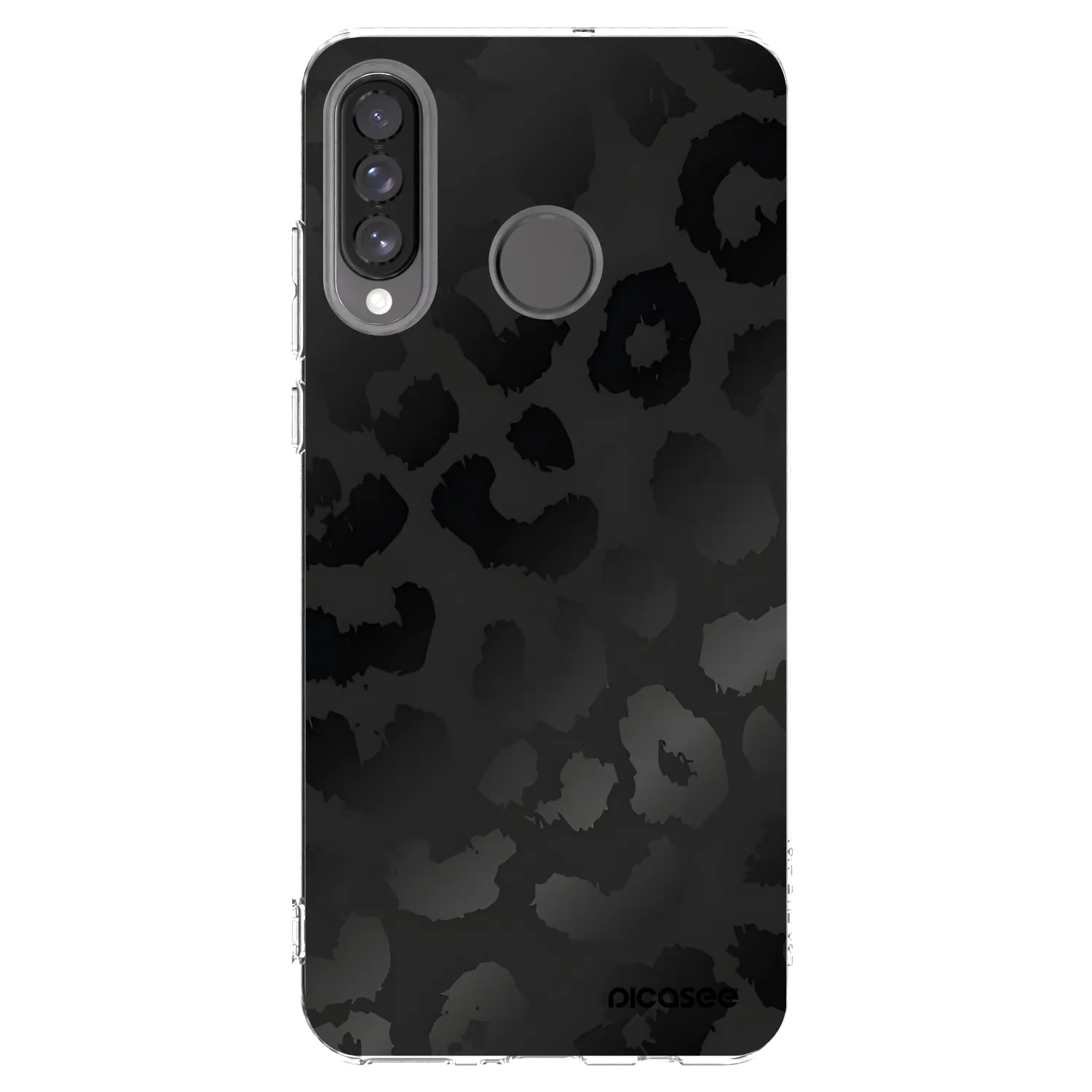 Picasee Huawei P30 Lite Hülle - Transparentes Silikon - Midnight Leopard