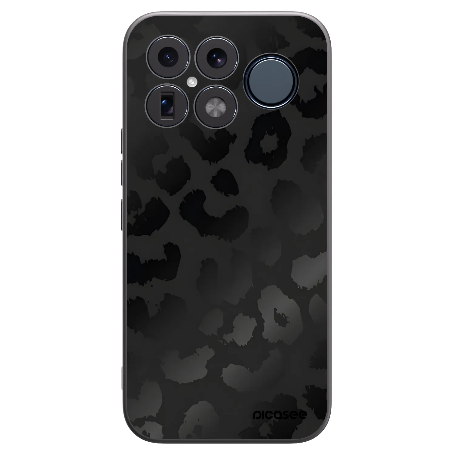 Picasee Xiaomi Poco F8 Ultra Hülle - Schwarzes Silikon - Midnight Leopard