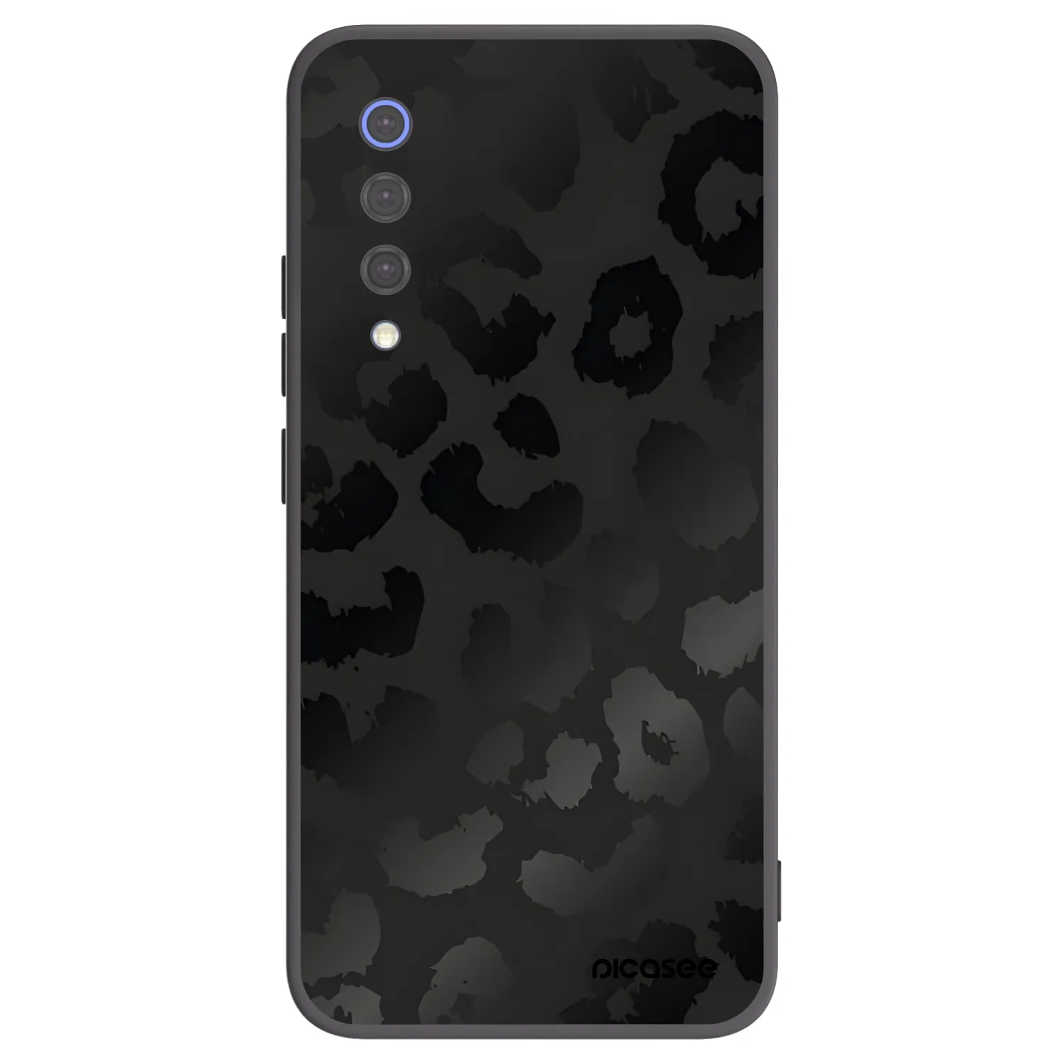 Picasee Xiaomi Mi 9 SE Hülle - Schwarzes Silikon - Midnight Leopard