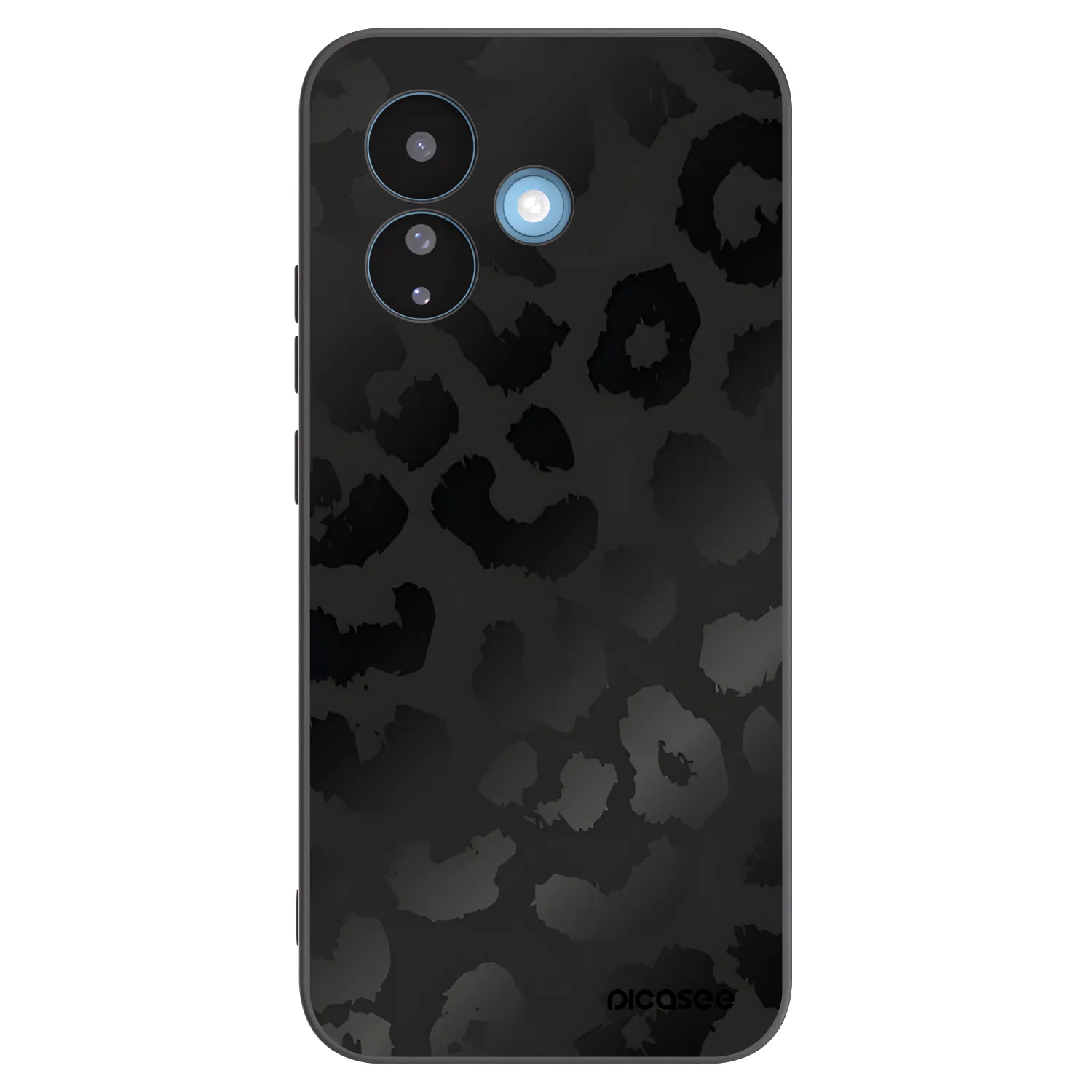 Picasee Xiaomi Redmi Note 17 Pro 5G Hülle - Schwarzes Silikon - Midnight Leopard