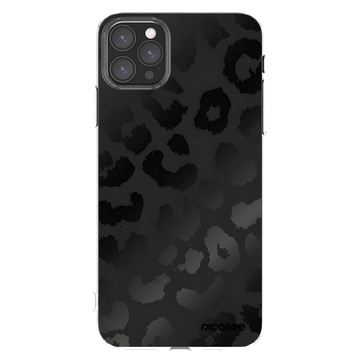 Picasee Apple iPhone 11 Pro Max Hülle - Transparentes Silikon - Midnight Leopard