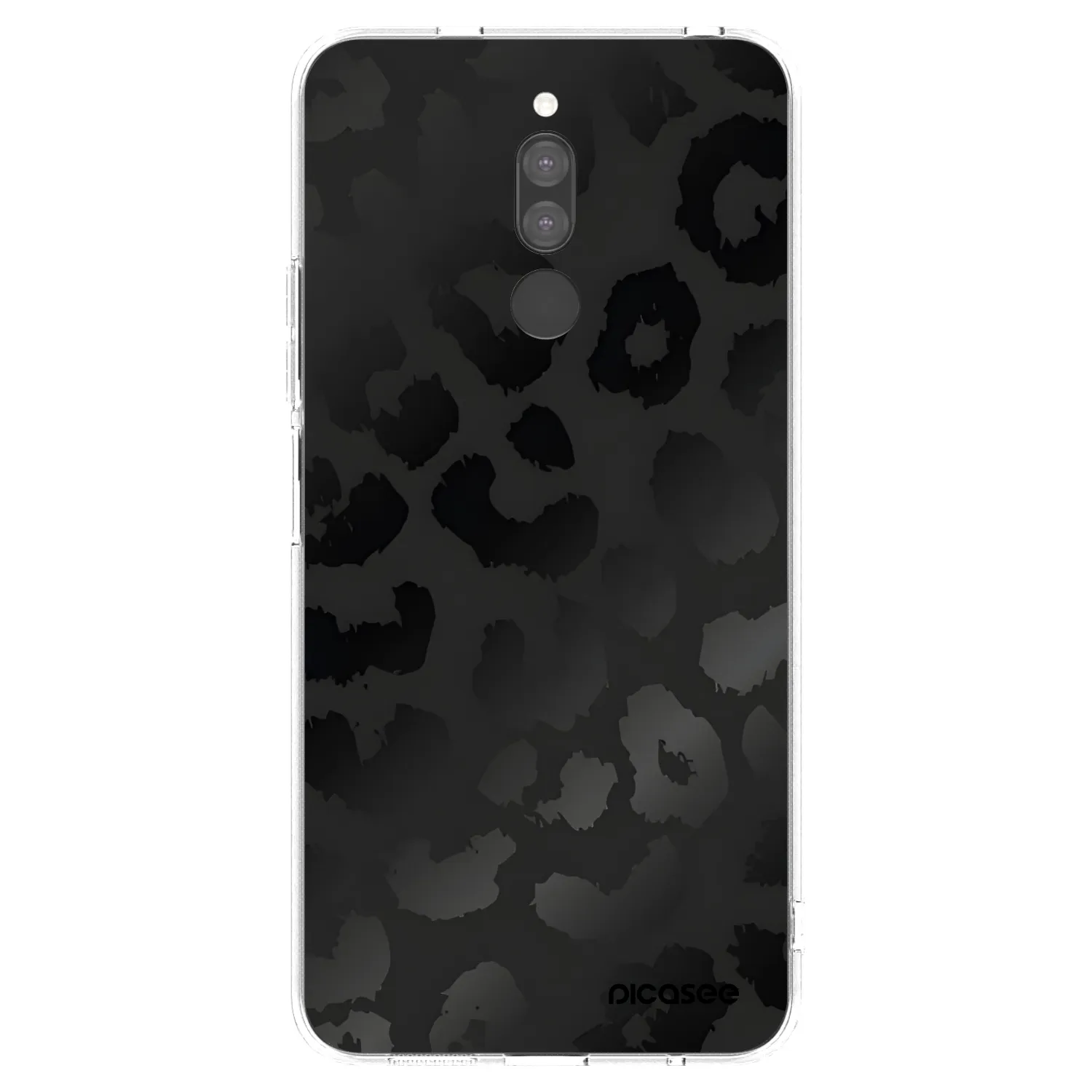 Picasee Xiaomi Redmi 8 Hülle - Transparentes Silikon - Midnight Leopard