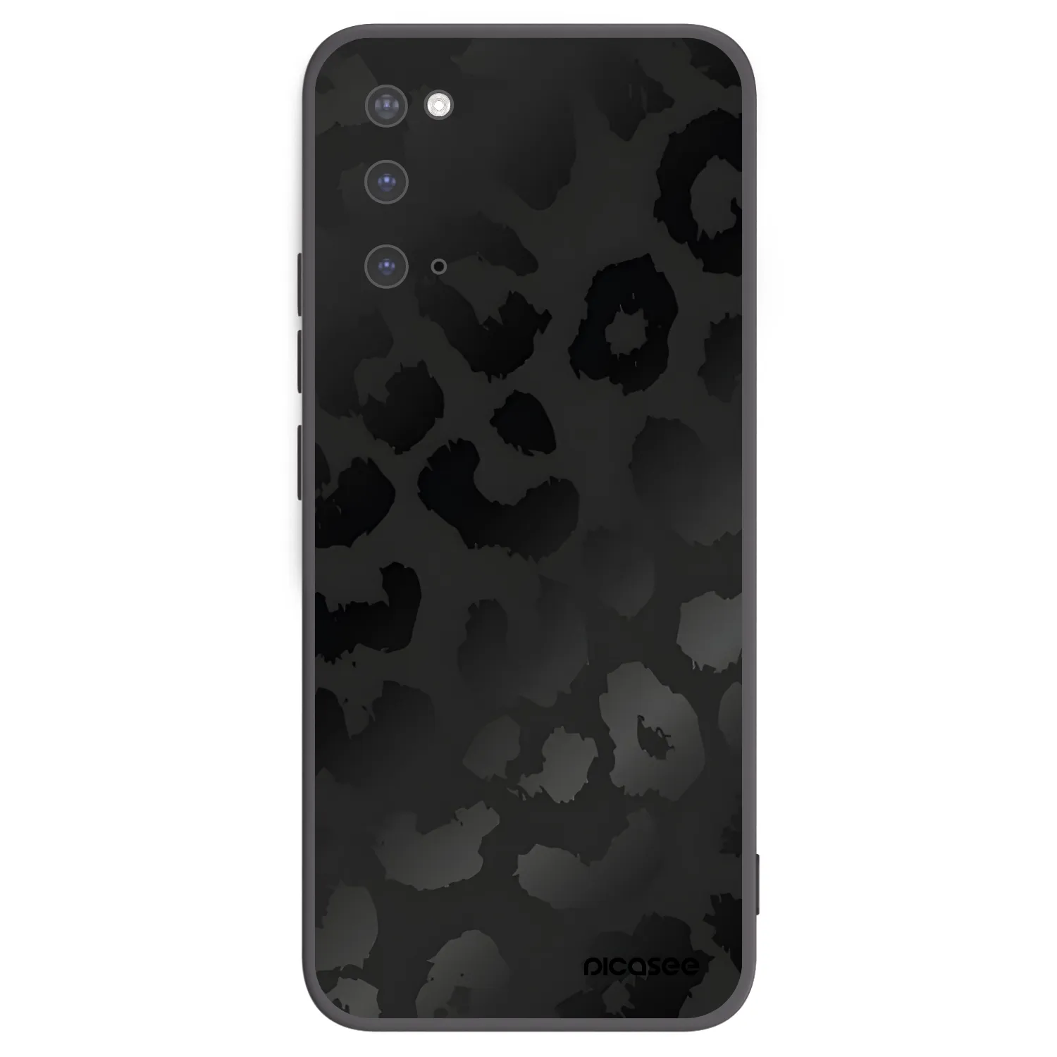 Picasee Samsung Galaxy S20 G980F Hülle - Schwarzes Silikon - Midnight Leopard