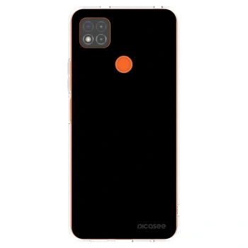 Picasee Xiaomi Redmi 9C Hülle - Transparentes Silikon - Black Bliss