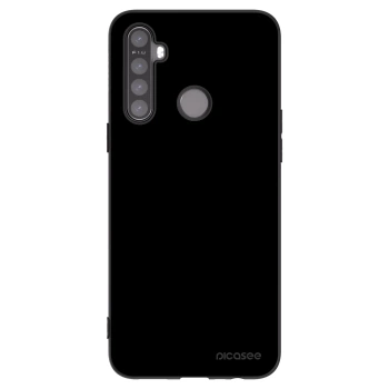 Picasee Realme 6i Hülle - Schwarzes Silikon - Black Bliss