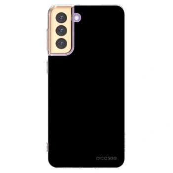 Picasee Samsung Galaxy S21+ 5G G996F Hülle - Transparentes Silikon - Black Bliss