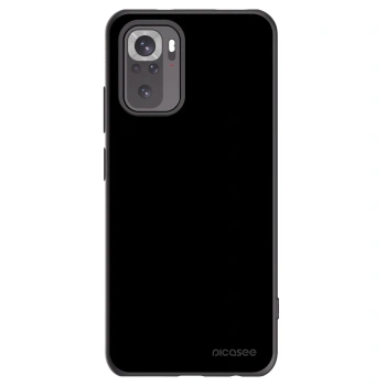 Picasee Xiaomi Redmi Note 10 Hülle - Schwarzes Silikon - Black Bliss