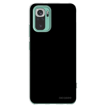 Picasee Xiaomi Redmi Note 10 Pro Hülle - Transparentes Silikon - Black Bliss