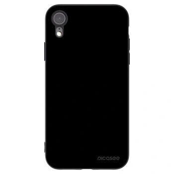 Picasee Apple iPhone XR Hülle - Schwarzes Silikon - Black Bliss