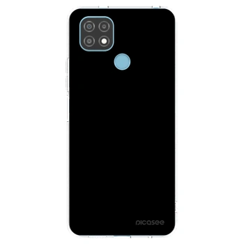 Picasee Realme C21 Hülle - Transparentes Silikon - Black Bliss