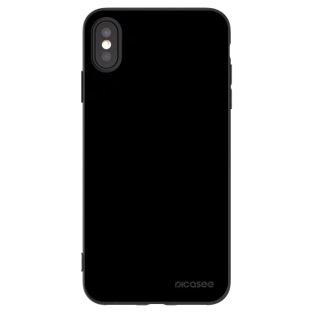 Picasee Apple iPhone XS Max Hülle - Schwarzes Silikon - Black Bliss