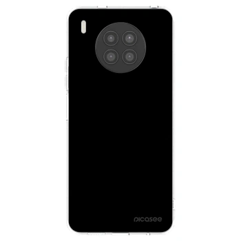 Picasee Huawei Nova 8i Hülle - Transparentes Silikon - Black Bliss