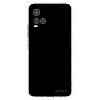Picasee Vivo Y33s Hülle - Transparentes Silikon - Black Bliss