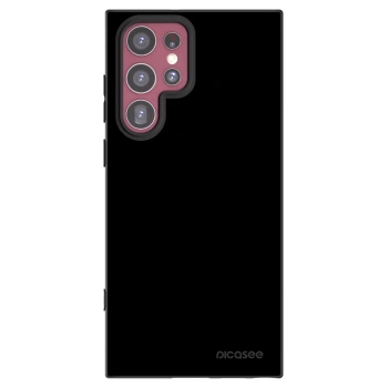 Picasee Samsung Galaxy S22 Ultra 5G Hülle - Schwarzes Silikon - Black Bliss