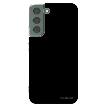 Picasee Samsung Galaxy S22+ 5G Hülle - Transparentes Silikon - Black Bliss