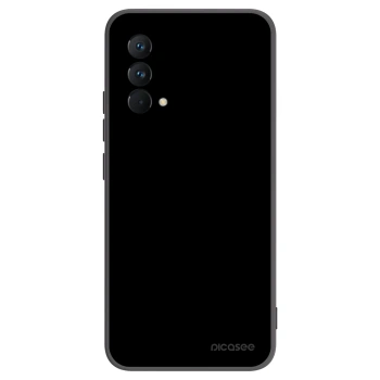 Picasee Realme GT Master Edition 5G Hülle - Schwarzes Silikon - Black Bliss