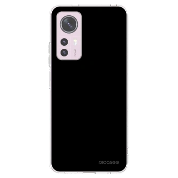 Picasee Xiaomi 12 Hülle - Transparentes Silikon - Black Bliss