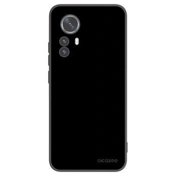 Picasee Xiaomi 12 Pro Hülle - Schwarzes Silikon - Black Bliss