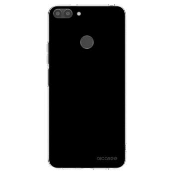 Picasee Huawei P Smart Hülle - Transparentes Silikon - Black Bliss