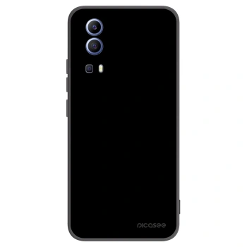 Picasee Vivo Y52 5G Hülle - Schwarzes Silikon - Black Bliss